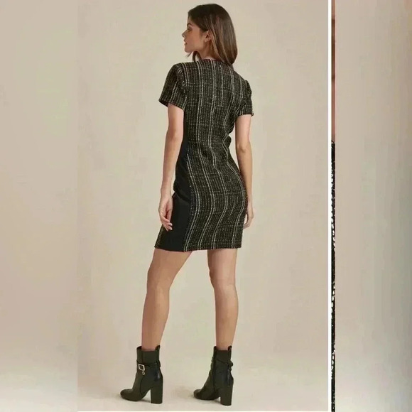Venus black and white Tweed Mini dress size 8 - Picture 14 of 16